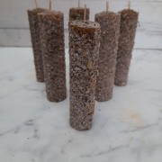 Velas Marrón Palo Santo - Salvia - Mirra Pack de 4